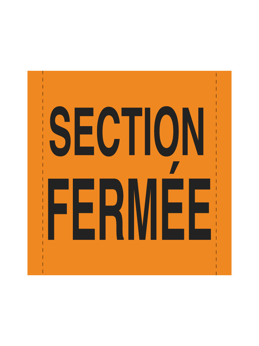 Bannière en treillis PVC Section Fermée