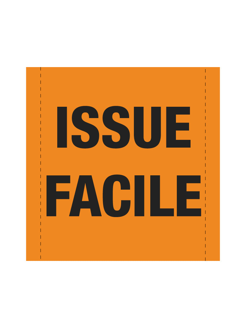 Bannière en treillis PVC Issue facile