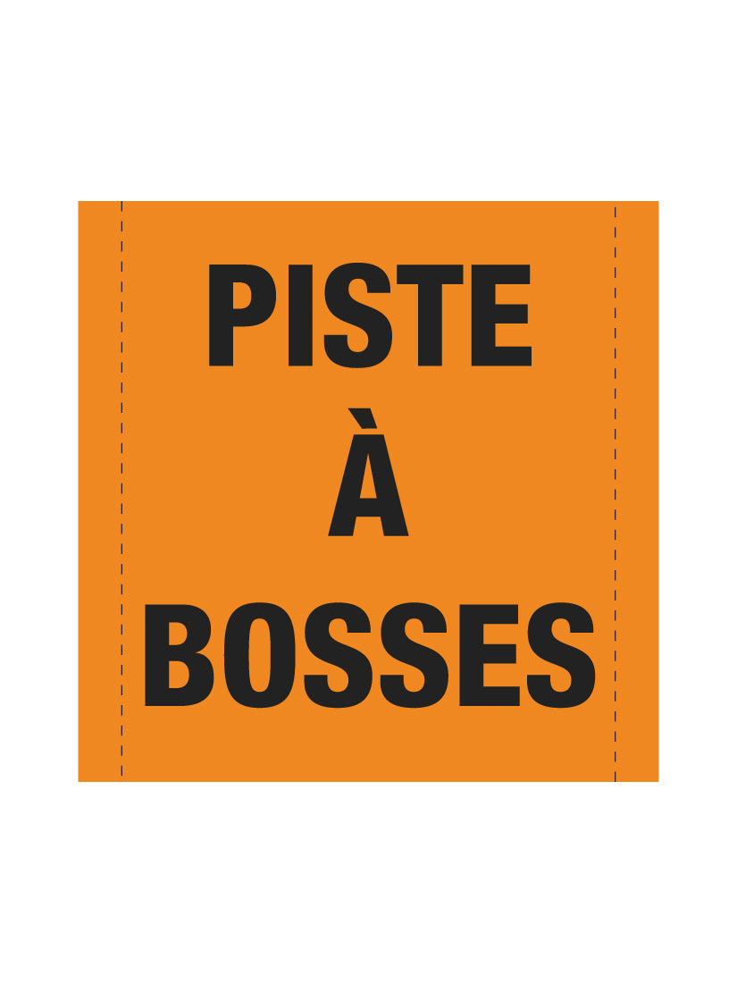 Bannière en treillis PVC Piste à bosses