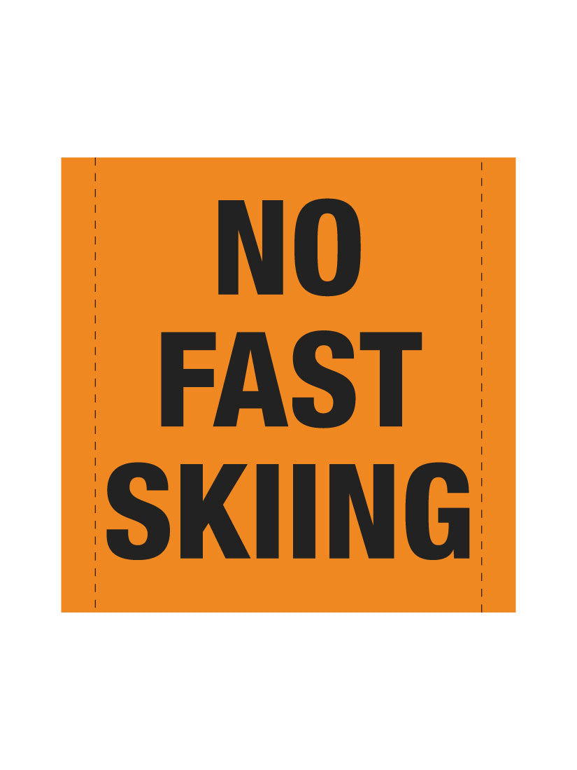 Bannière en treillis PVC Vitesse interdite