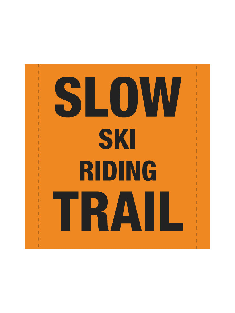 Bannière en treillis PVC Piste de descente basse vitesse