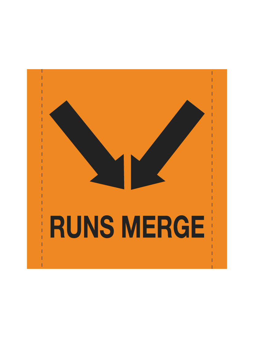 Bannière en treillis PVC Jonction des pistes