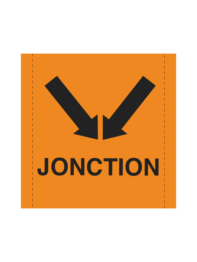 Bannière en treillis PVC Jonction