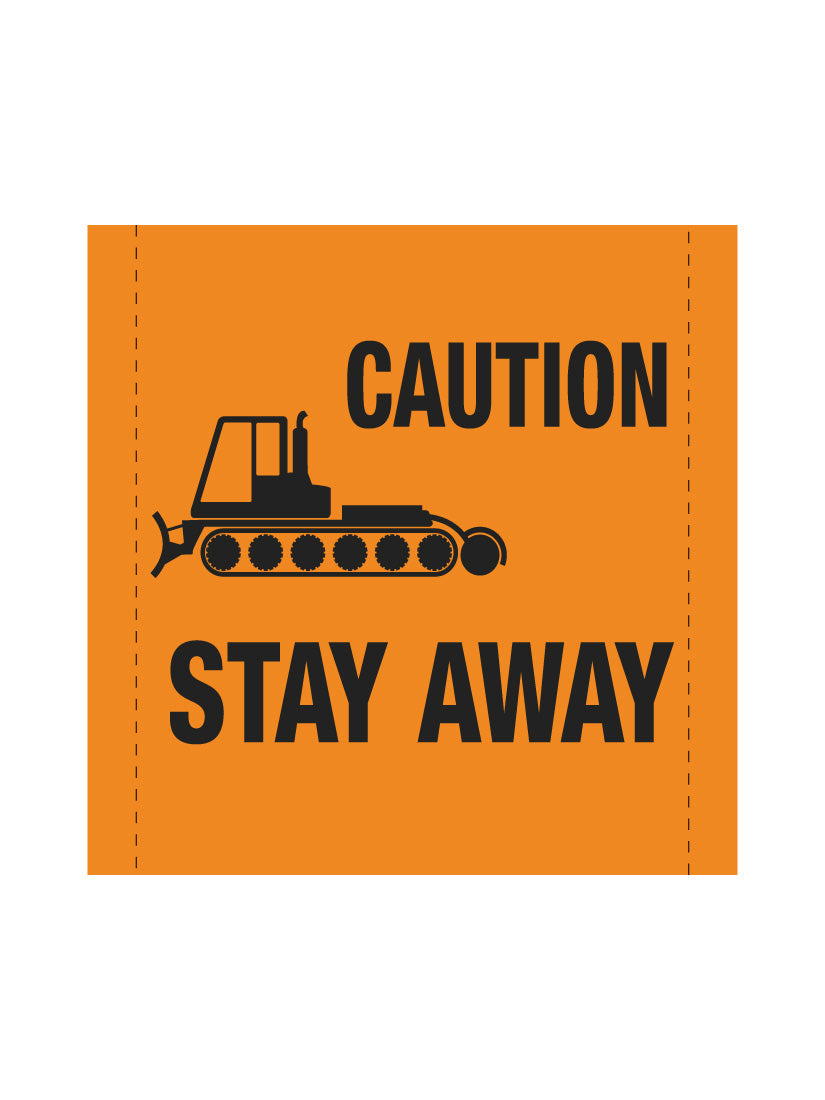 Bannière en treillis PVC Présence de machinerie