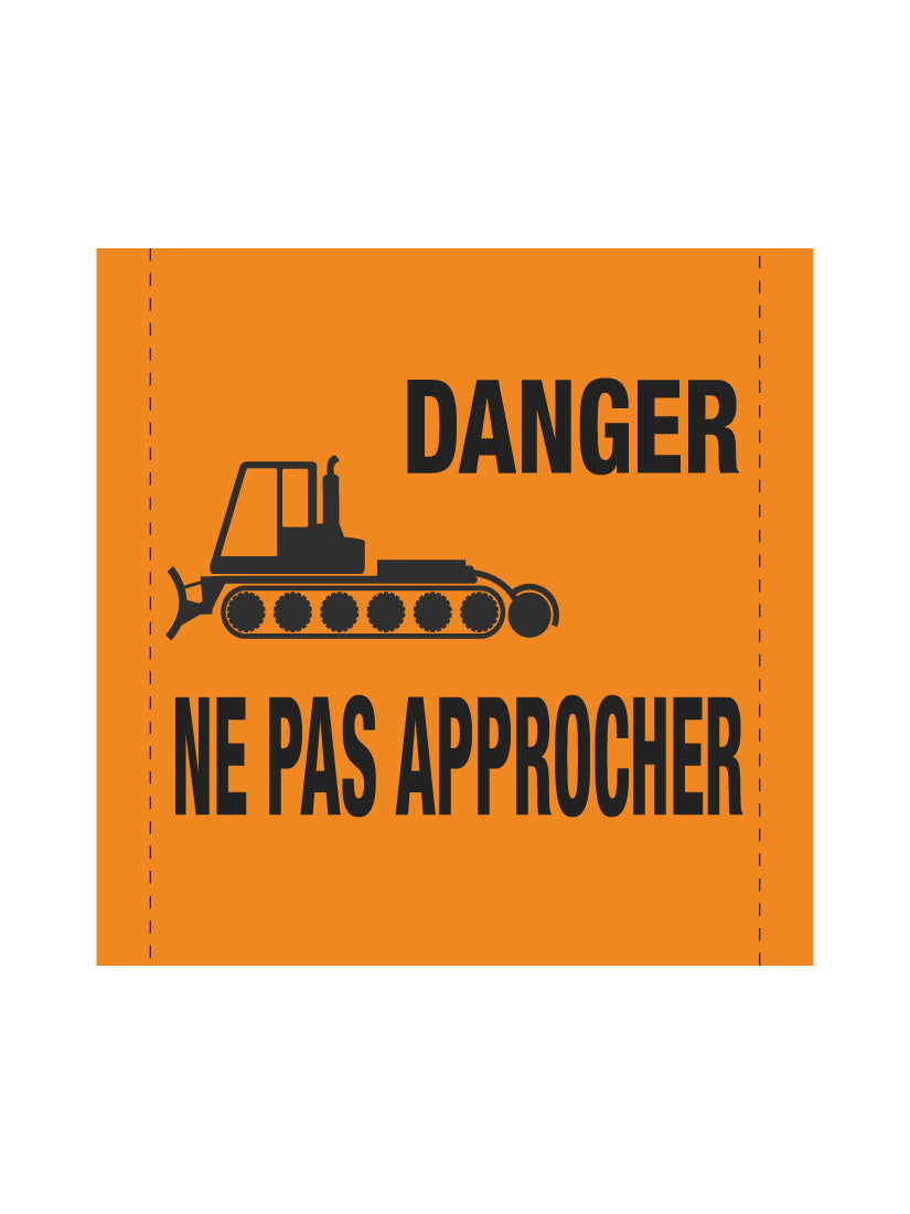 Bannière en treillis PVC Présence de machinerie