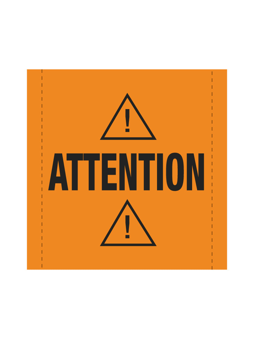 PVC Mesh Banner Attention (version 2)