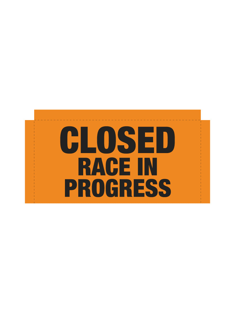 Bannière en treillis PVC Fermé compétition en cours