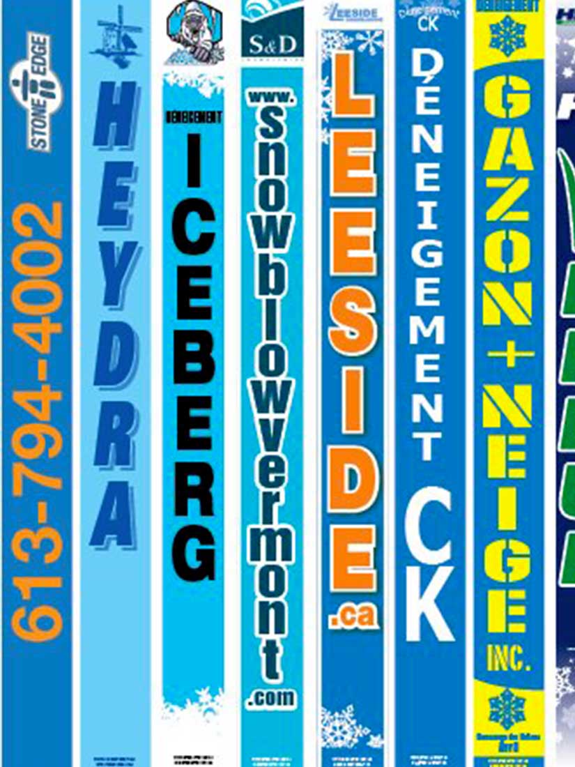 Balise de déneigement