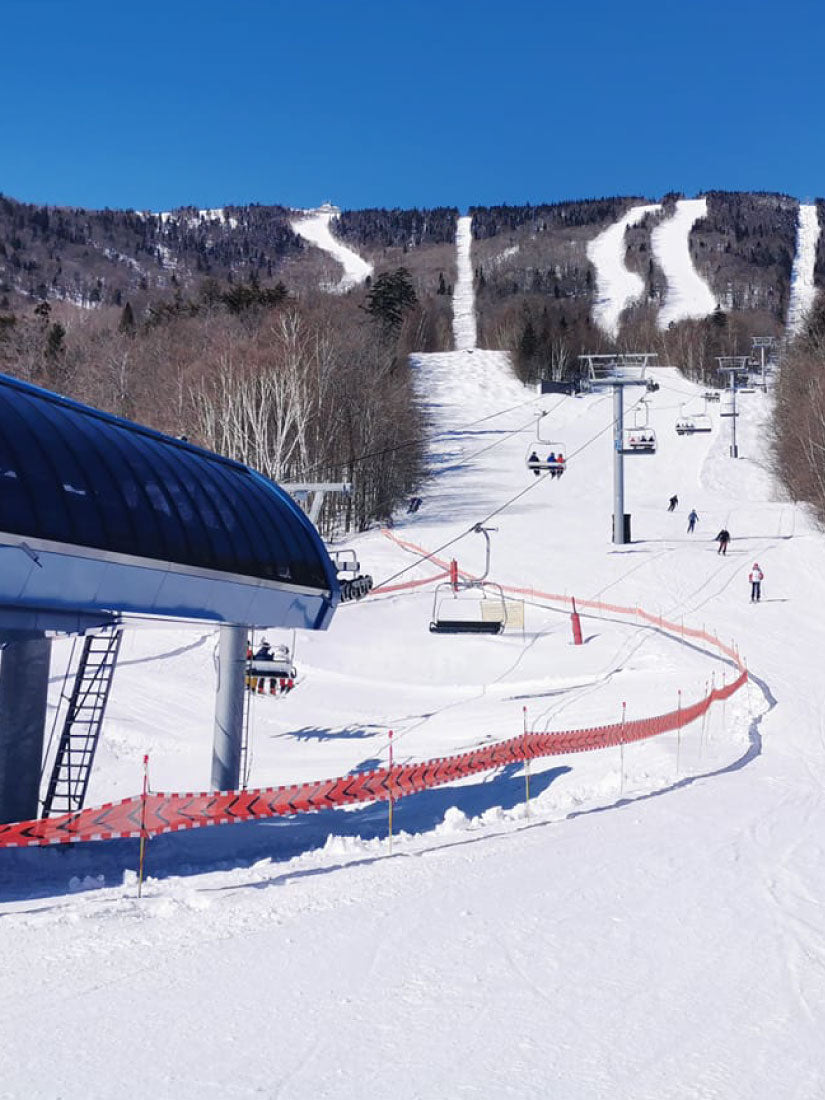 Herringbone striped banner