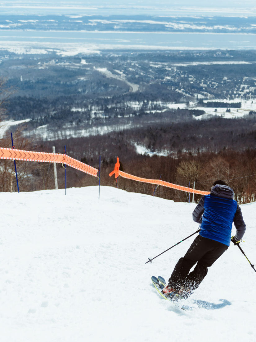 Herringbone striped banner