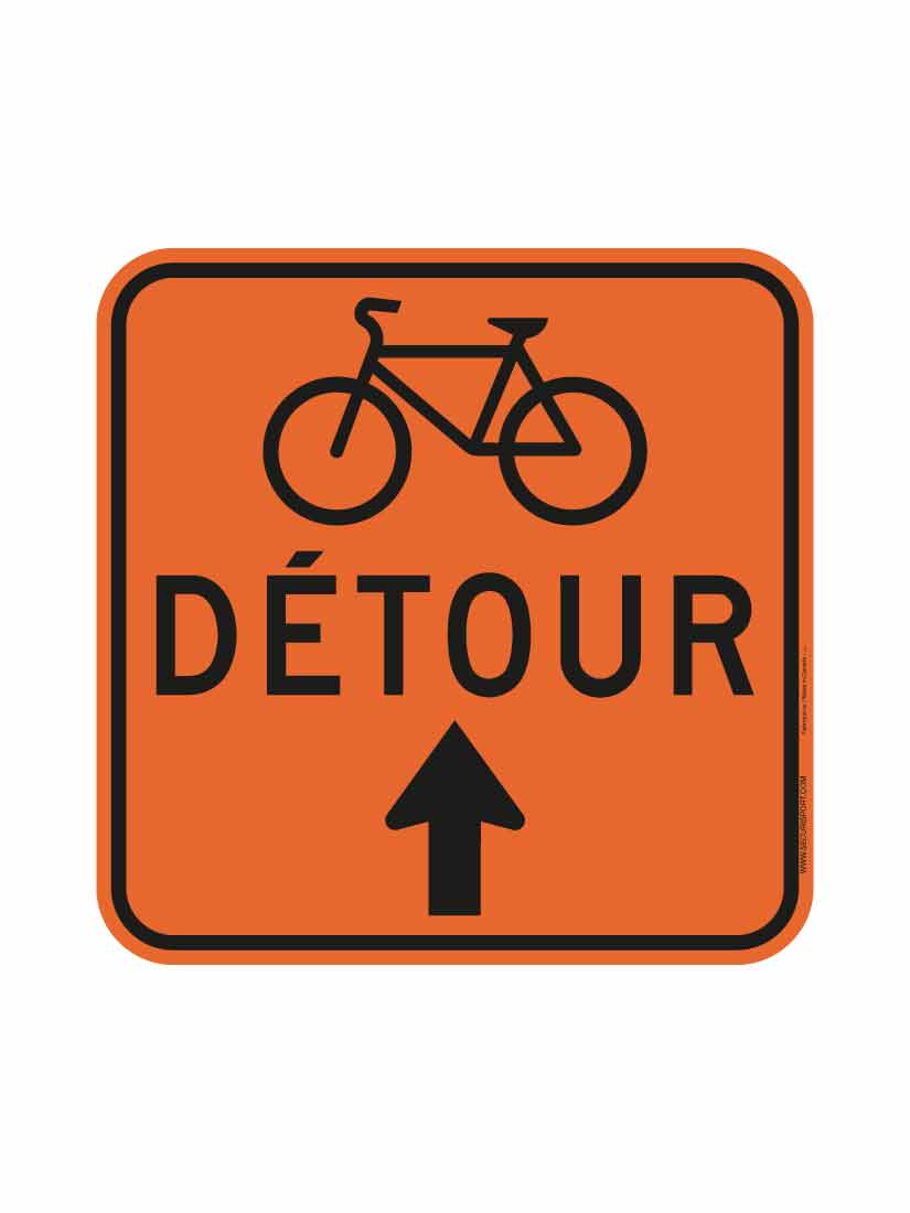 Detour Sign Ahead
