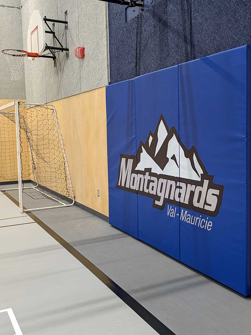 Coussin mural de gymnase