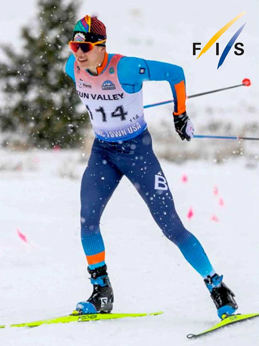 FIS cross-country skiing & biathlon bib