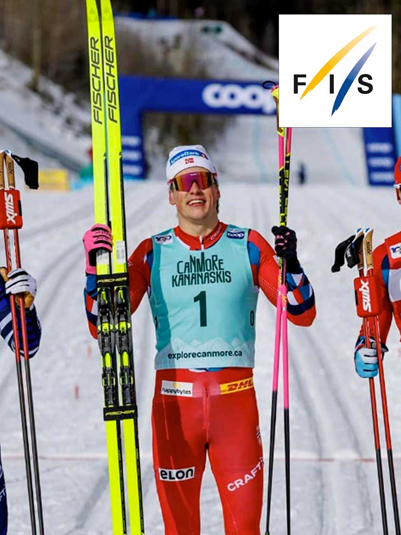 FIS cross-country skiing & biathlon bib