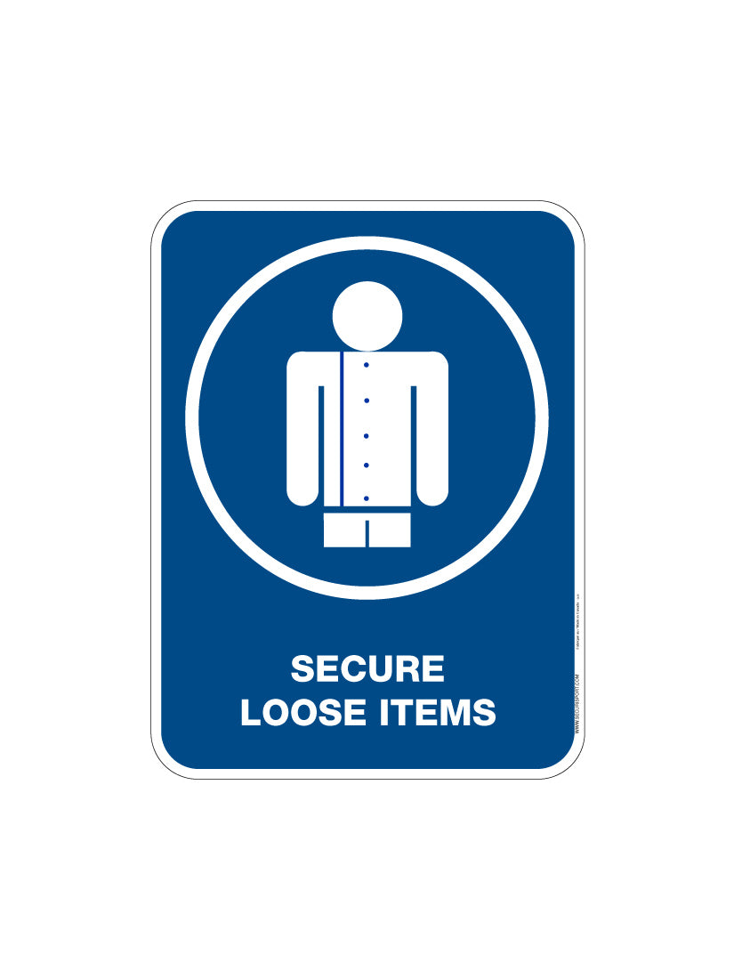 Panel Please secure your clothing properly