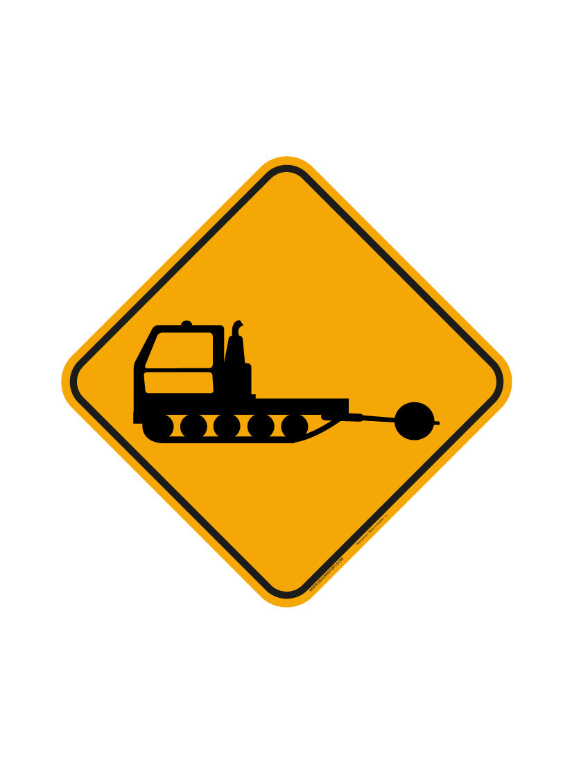 Panneau Présence de machinerie lourde #4004