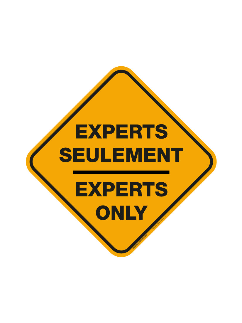 Panneau Experts seulement
