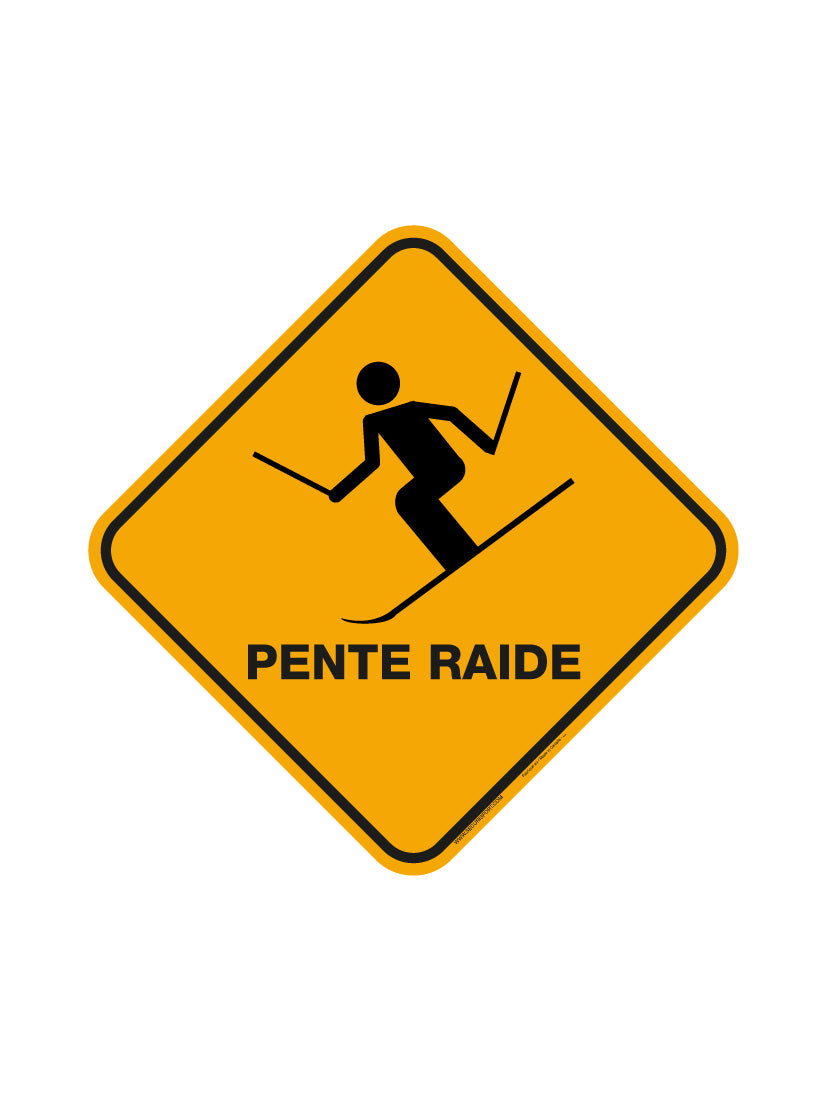 Panneau Pente raide
