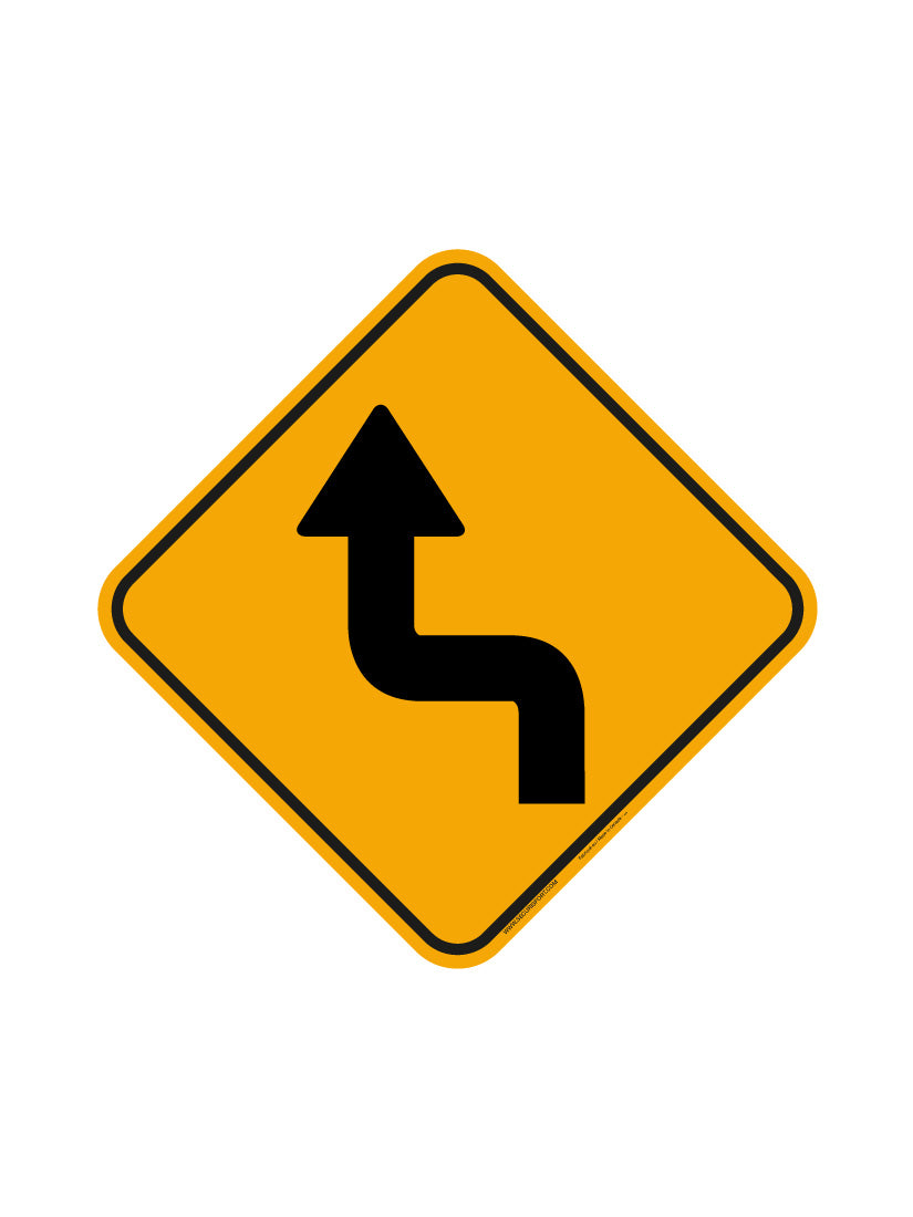 Panneau Chicane (Gauche) #4021