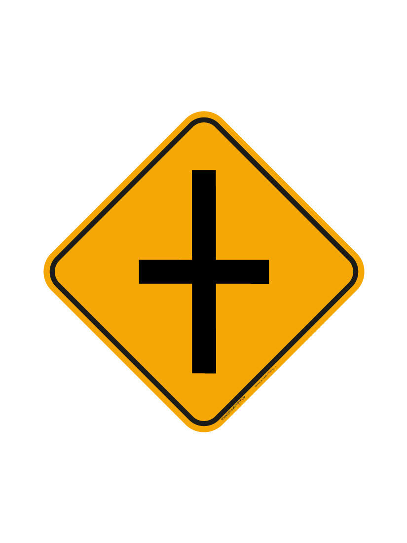 Panneau Croisement de piste #4024