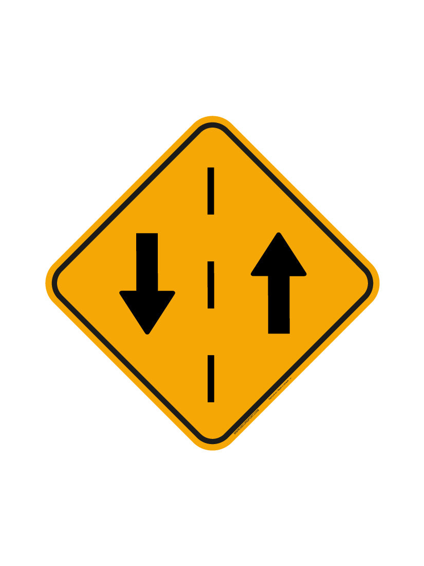 Panneau Voies en sens inverse #4027