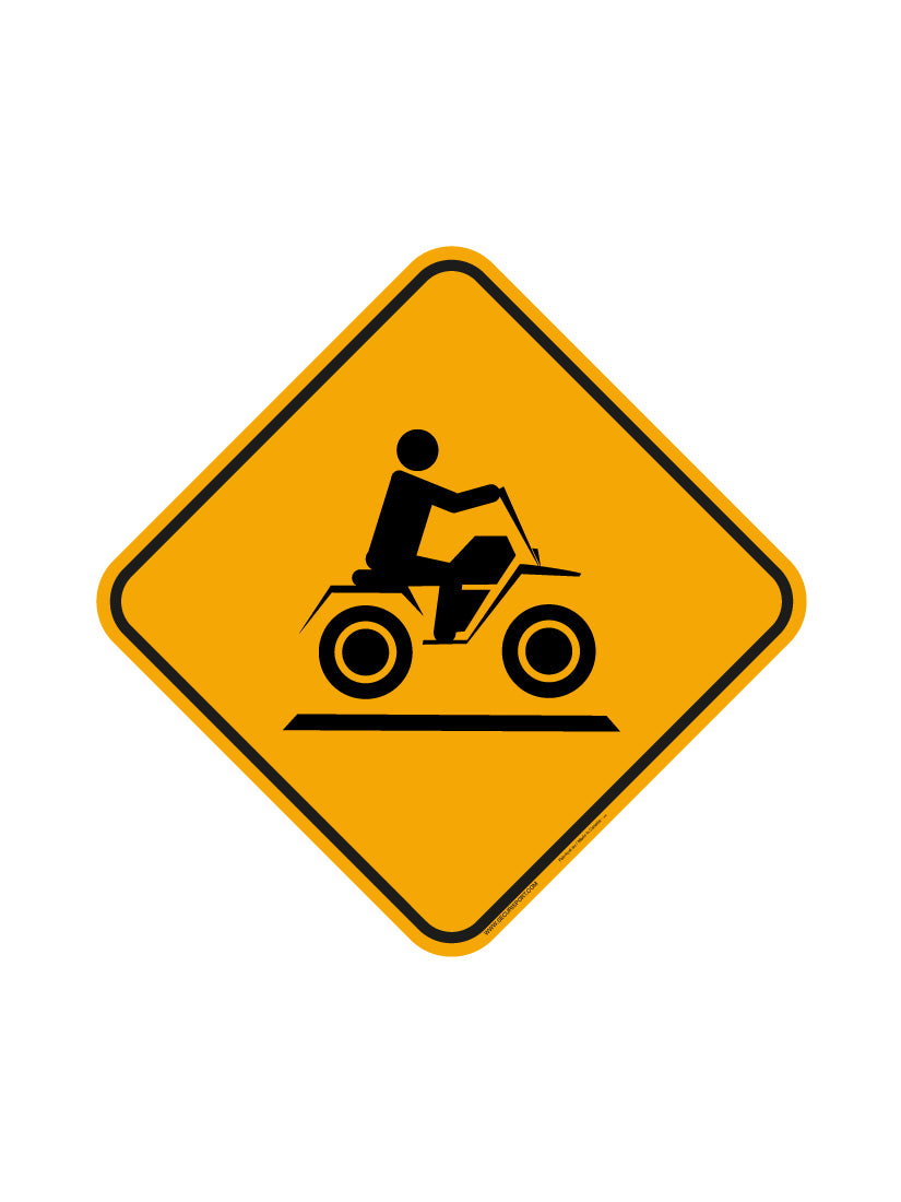 Panneau danger VTT #4031