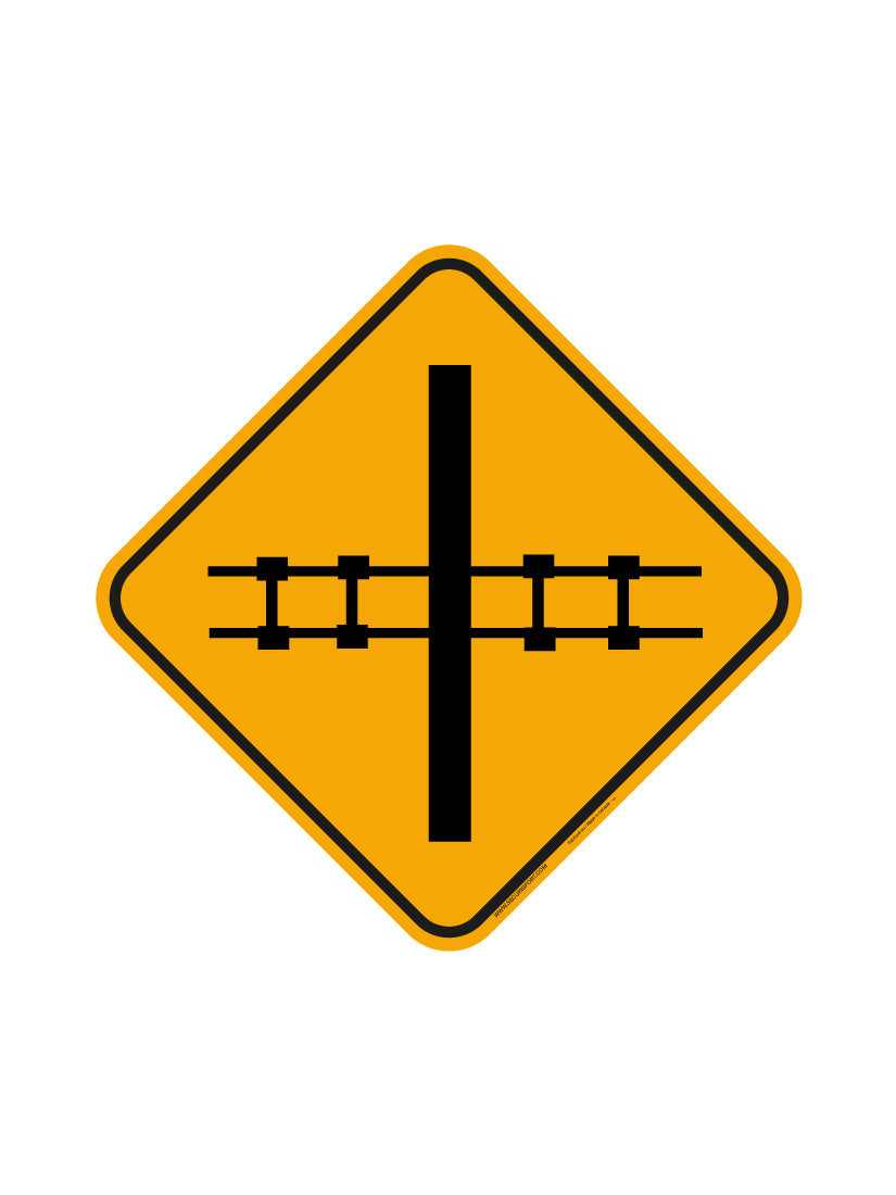 Panneau Croisement avec voie de chemin de fer #4032