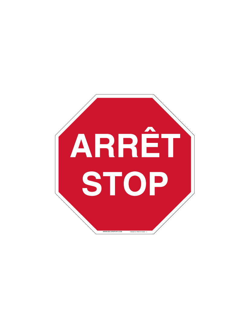 Panneau Arrêt