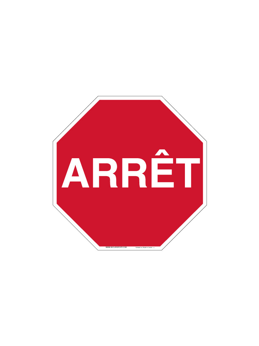 Panneau Arrêt