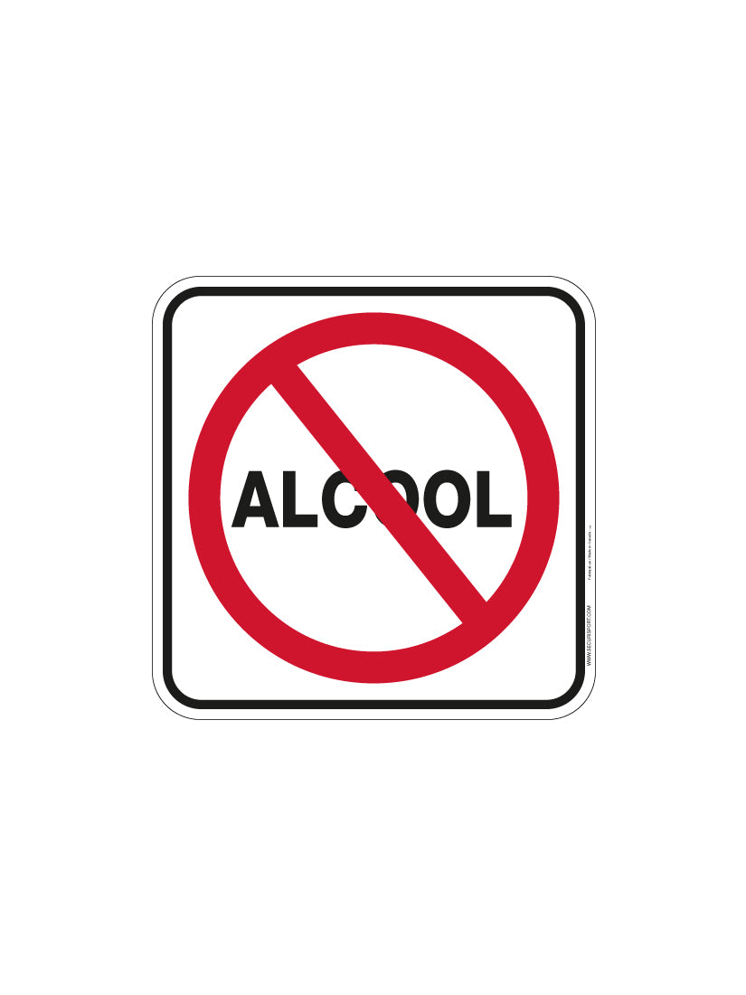 Panneau Alcool interdit