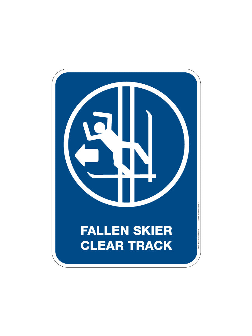 Panneau En cas de chute (gauche)