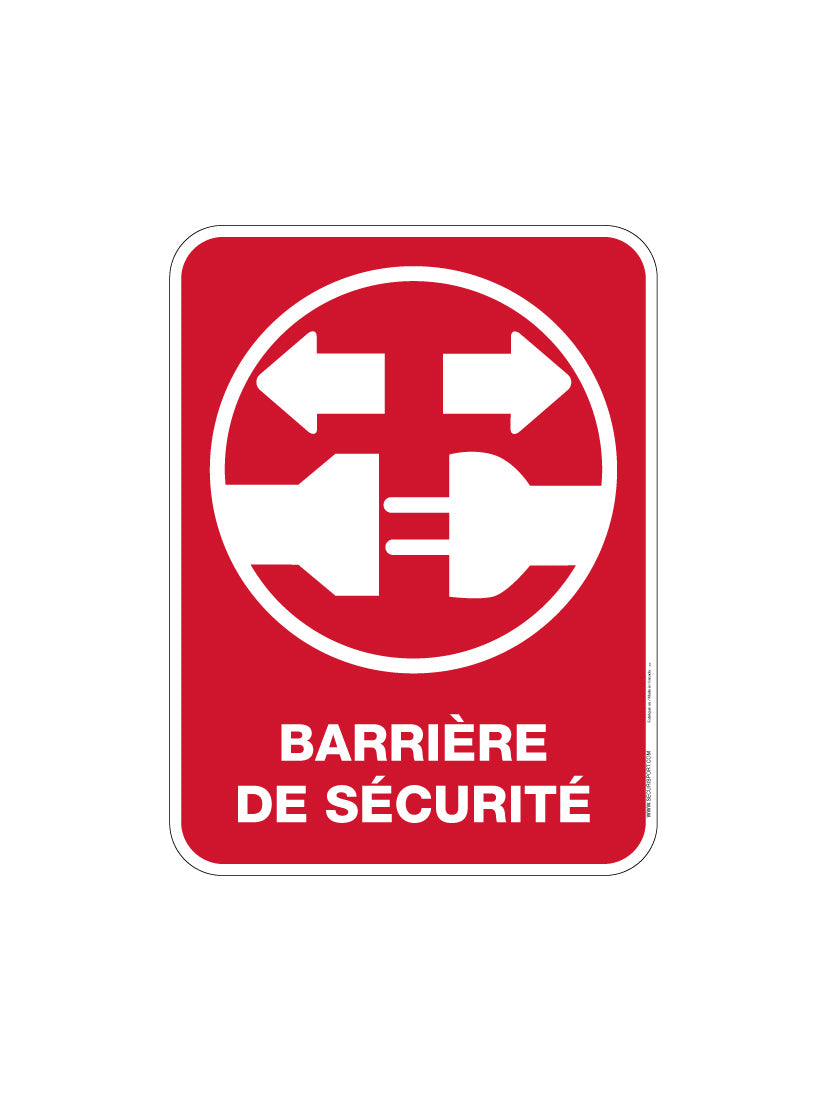 Panneau Barrière de sécurité