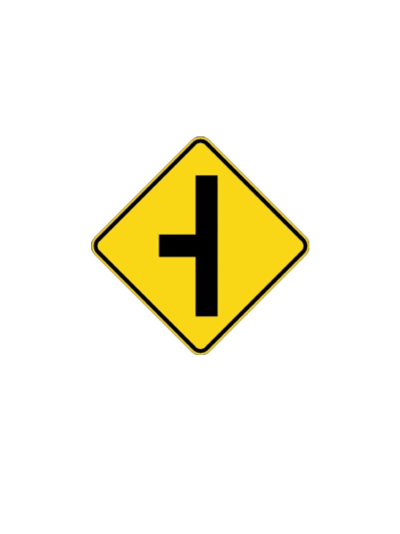 Panneau intersection