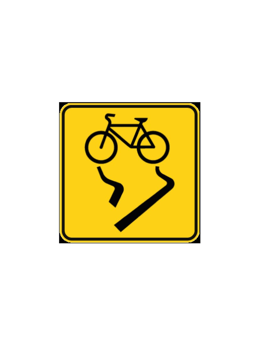 Panneau chaussée glissante