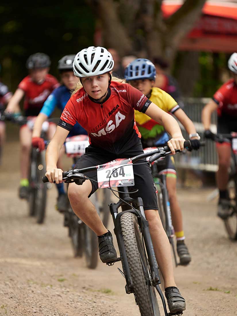 Plaque de vélo de montagne