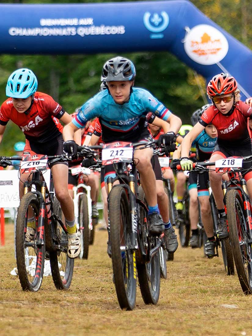 Plaque de vélo de montagne