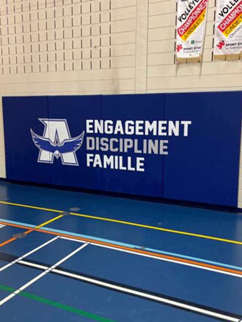 Coussin mural de gymnase