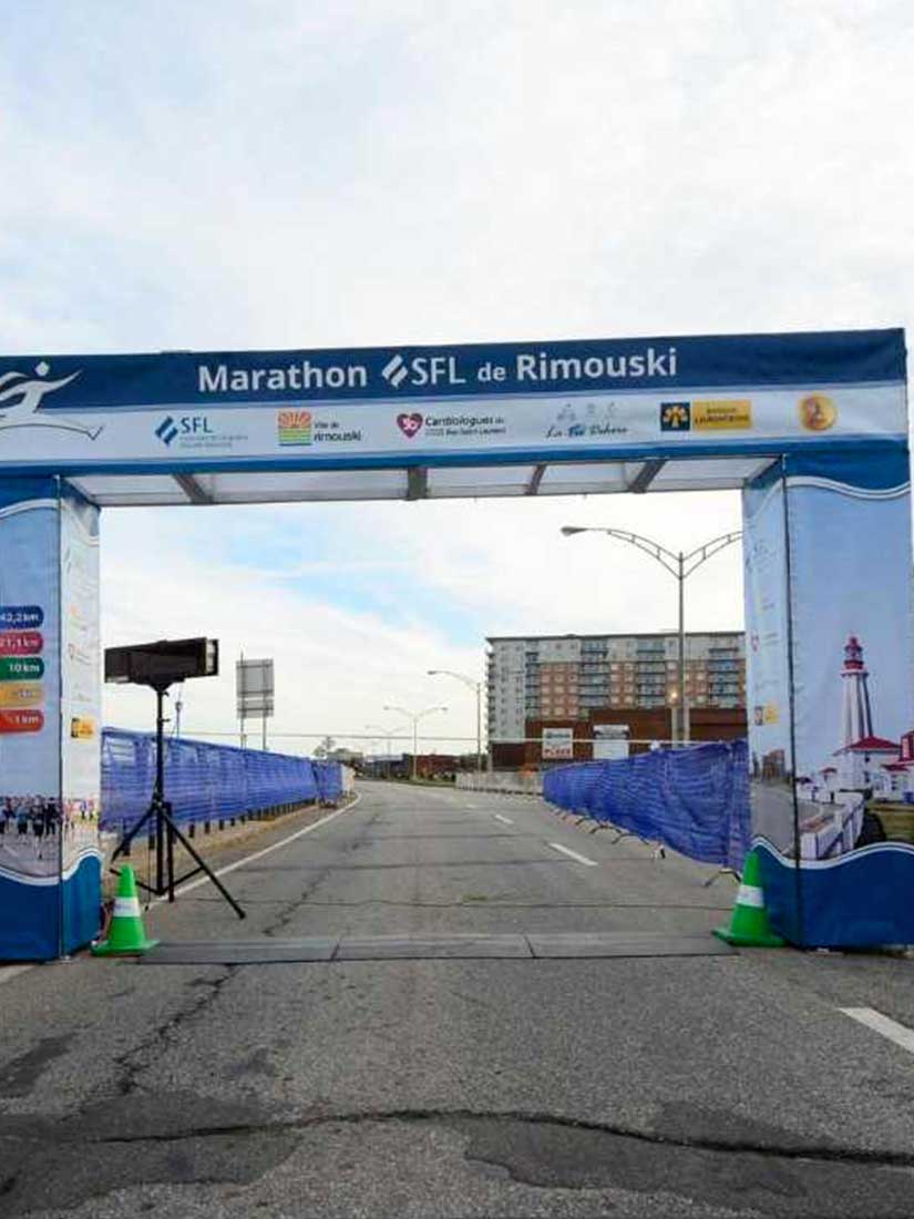 Arche d'Arrivée personnalisée