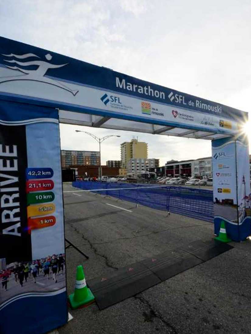 Arche d'Arrivée personnalisée