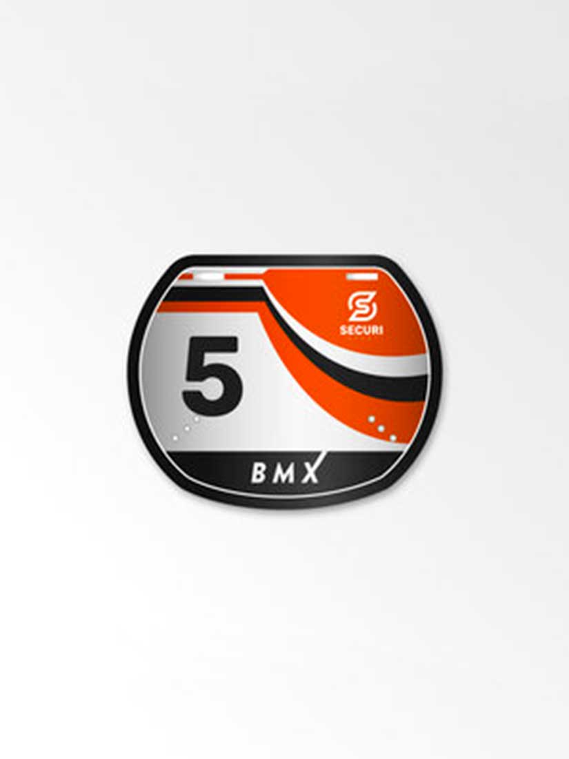 Plaque de BMX