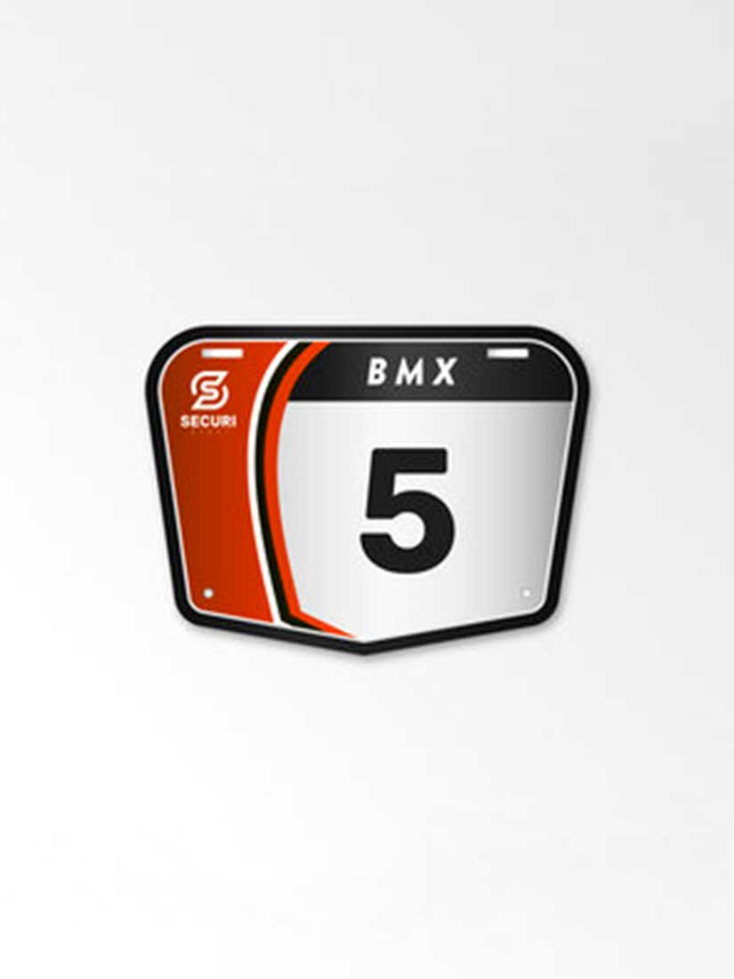 Plaque de BMX