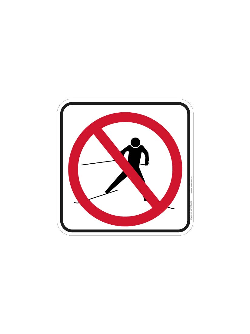 Panneau Skating interdit