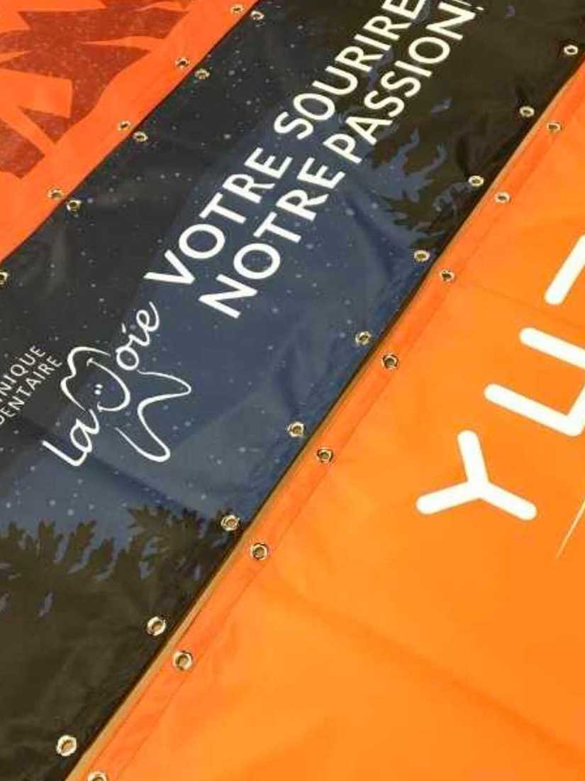 Vinyl or mesh banner