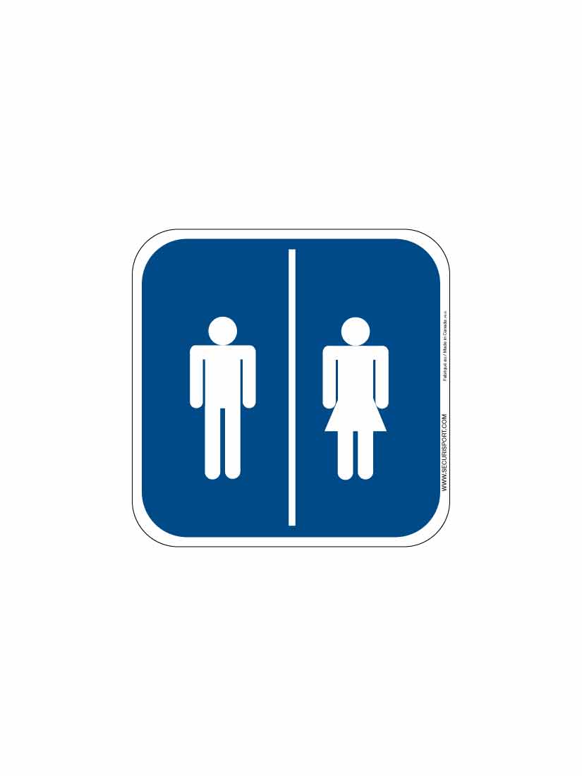 Panneau Toilettes