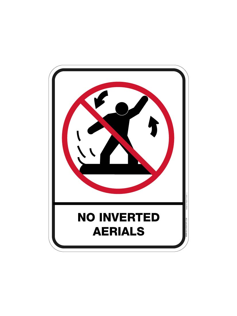 Panneau Sauts renversés interdits