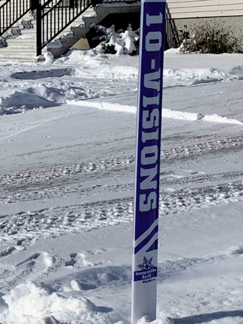 Balise de déneigement