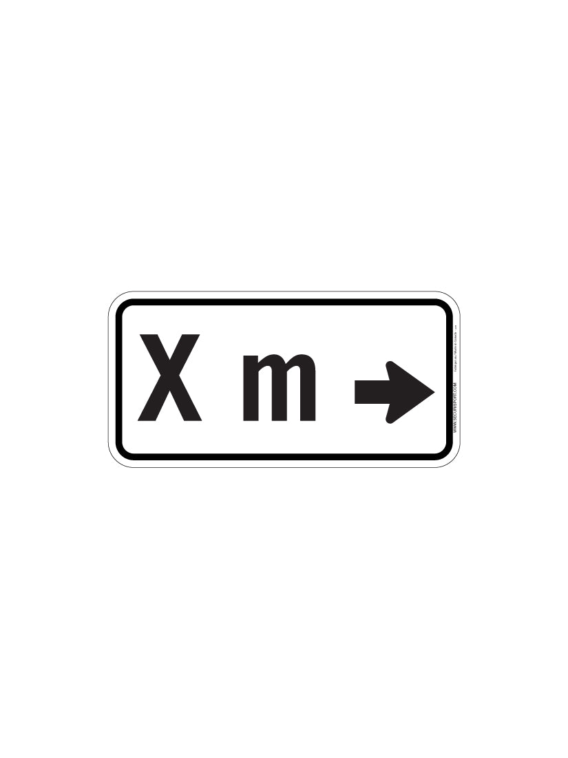 Right Arrow Sign X m